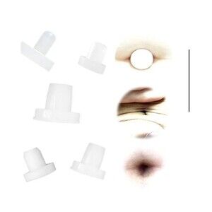 5PCS (-Shaped) Belly Button Plug Post Tummy Tuck Soft Silicone Belly Button T...